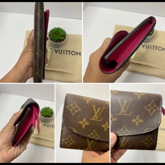 Louis Vuitton Emilie Wallet in Fuchsia Monogram - Picture 7 of 8